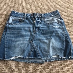 American eagle dark blue skirt